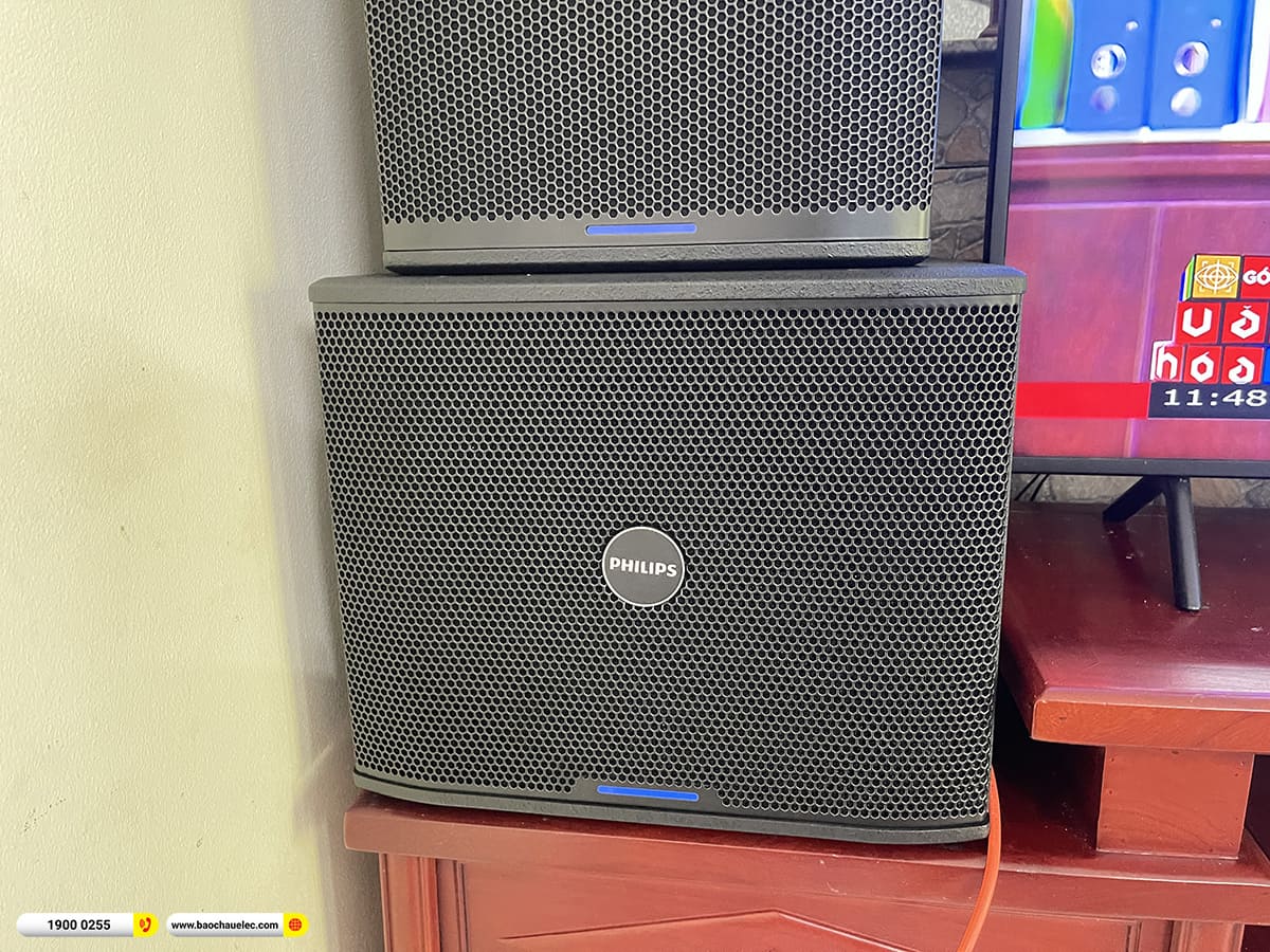Lắp đặt dàn karaoke Philips gần 50tr cho chị Ngọc tại Hà Nội