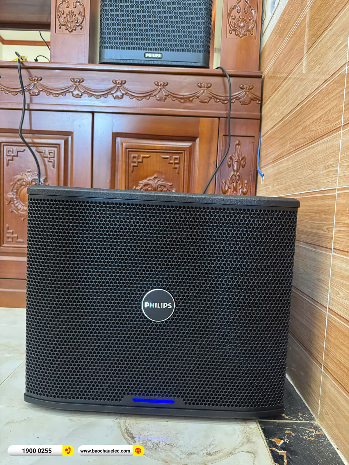 Lắp đặt d&agrave;n karaoke Philips hơn 30tr ch&uacute; Trương tại Quảng Nam 