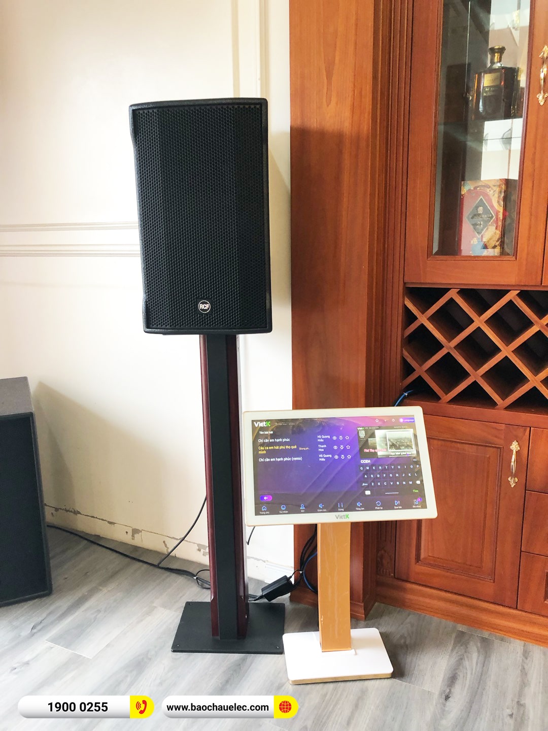 Lắp đặt d&agrave;n karaoke RCF gần 278tr cho anh B&igrave;nh tại Ph&uacute; Thọ 