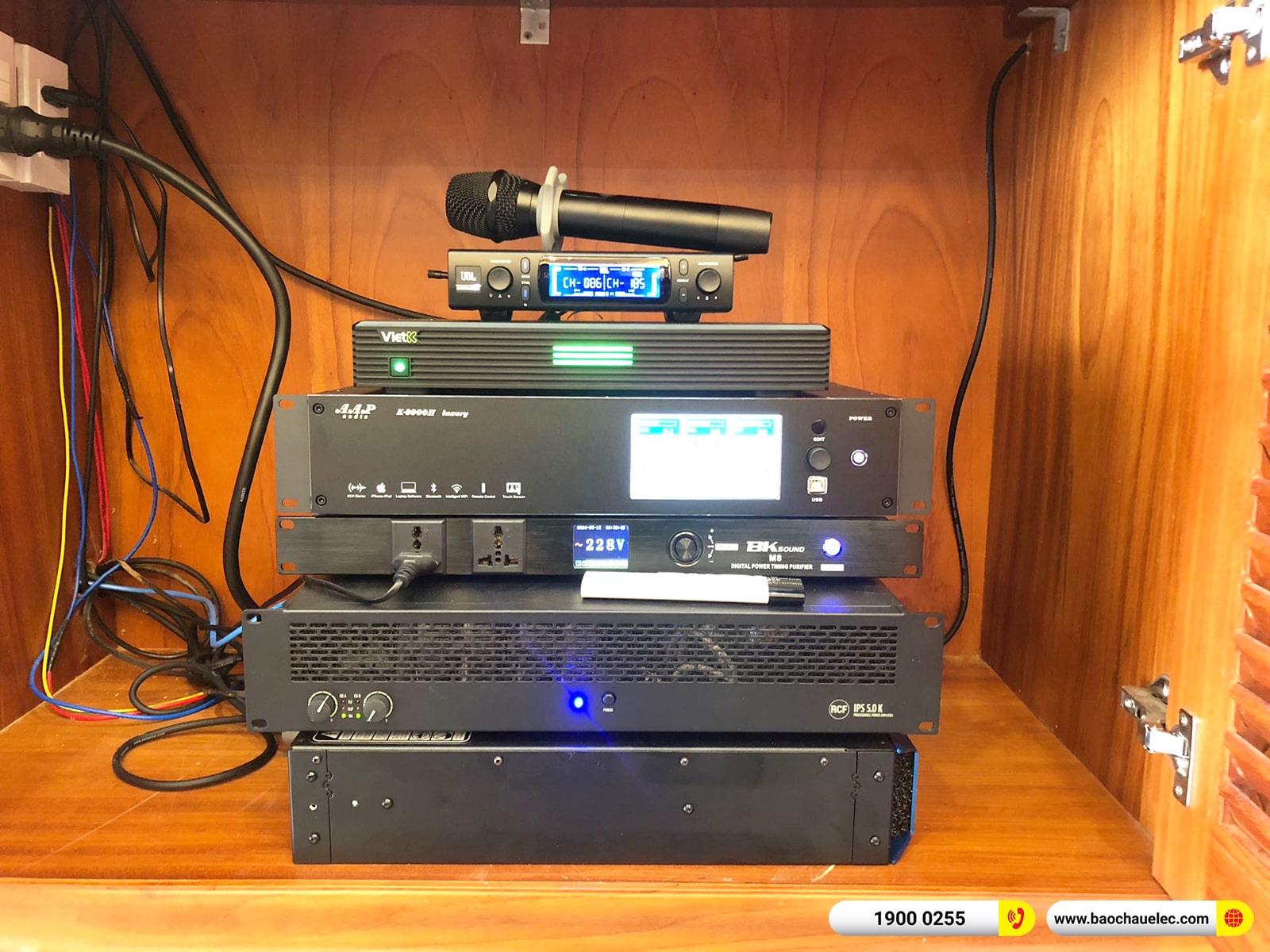 Lắp đặt d&agrave;n karaoke RCF gần 278tr cho anh B&igrave;nh tại Ph&uacute; Thọ 