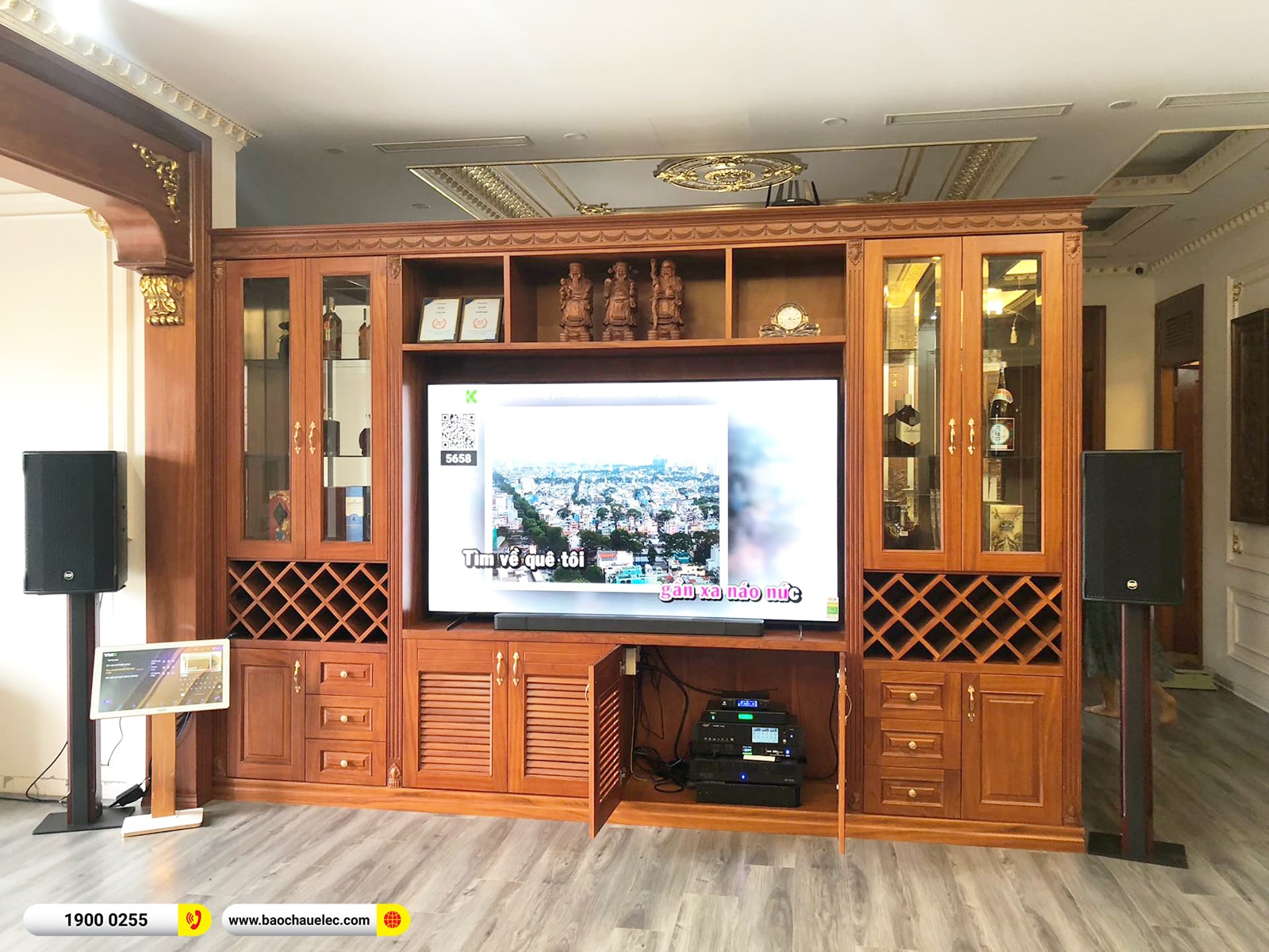Lắp đặt d&agrave;n karaoke RCF gần 278tr cho anh B&igrave;nh tại Ph&uacute; Thọ 