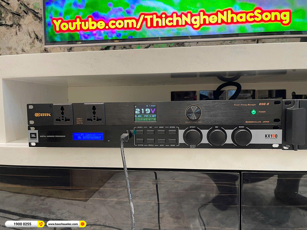 Lắp đặt d&agrave;n karaoke RCF hơn 200tr cho anh Ca tai Cần Thơ 