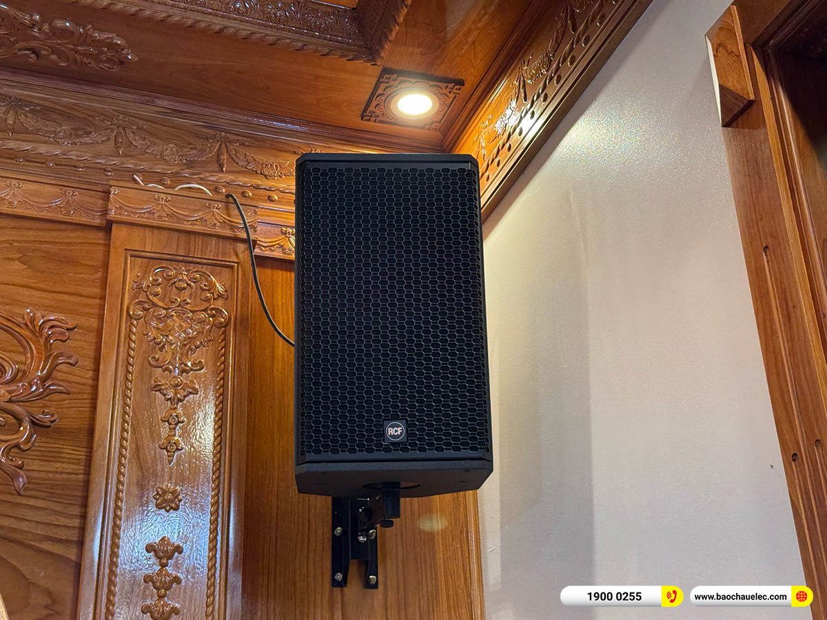 Lắp đặt d&agrave;n karaoke RCF hơn 150tr cho anh Cảnh tại Bắc Ninh 