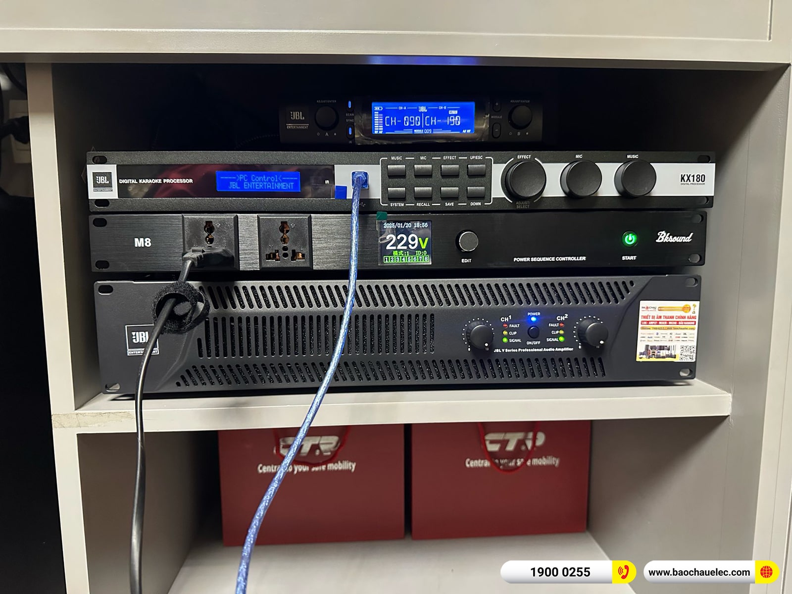 Lắp đặt d&agrave;n karaoke RCF hơn 69tr cho anh Chiến tại H&agrave; Nội 