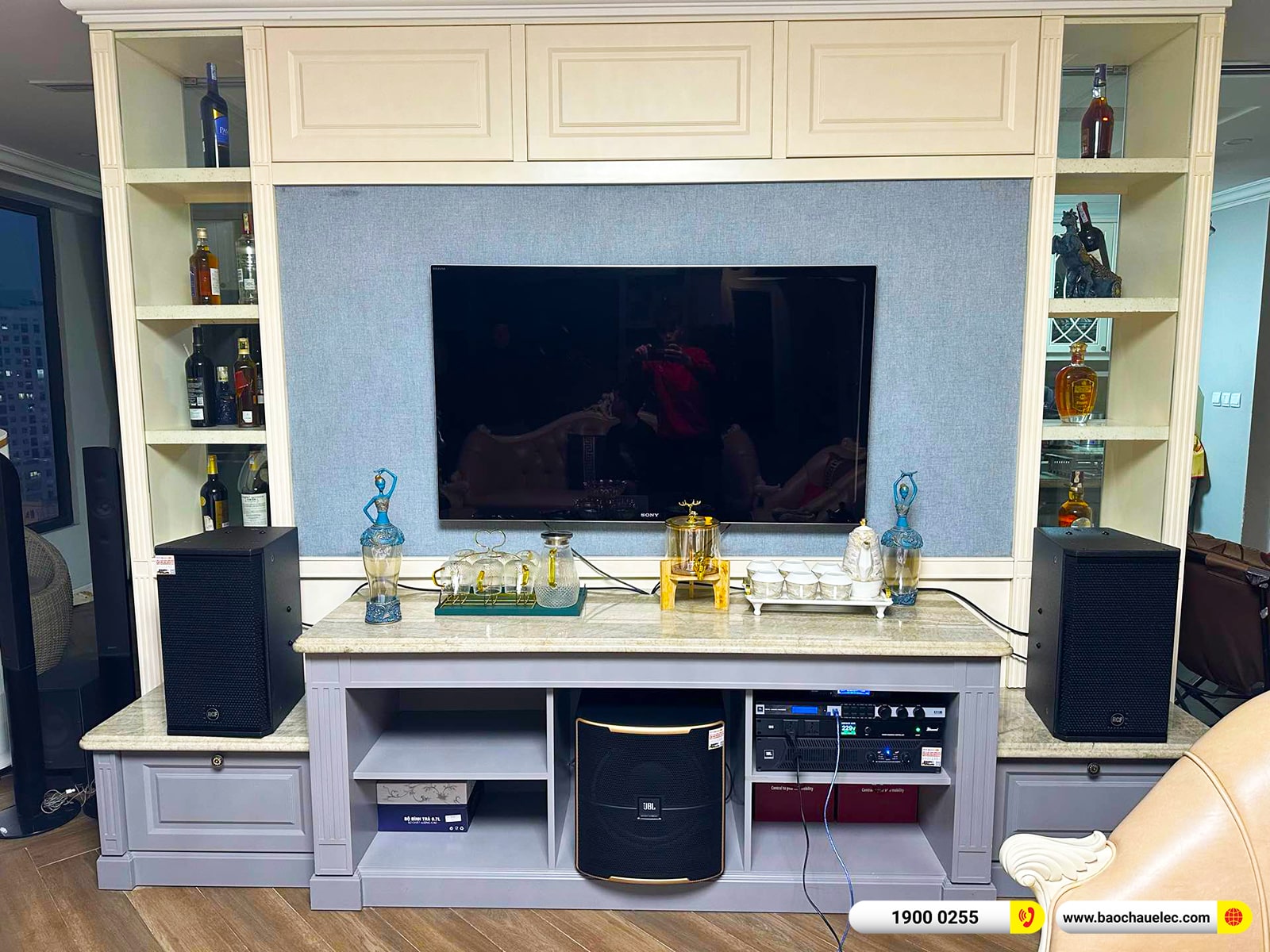 Lắp đặt d&agrave;n karaoke RCF hơn 69tr cho anh Chiến tại H&agrave; Nội 