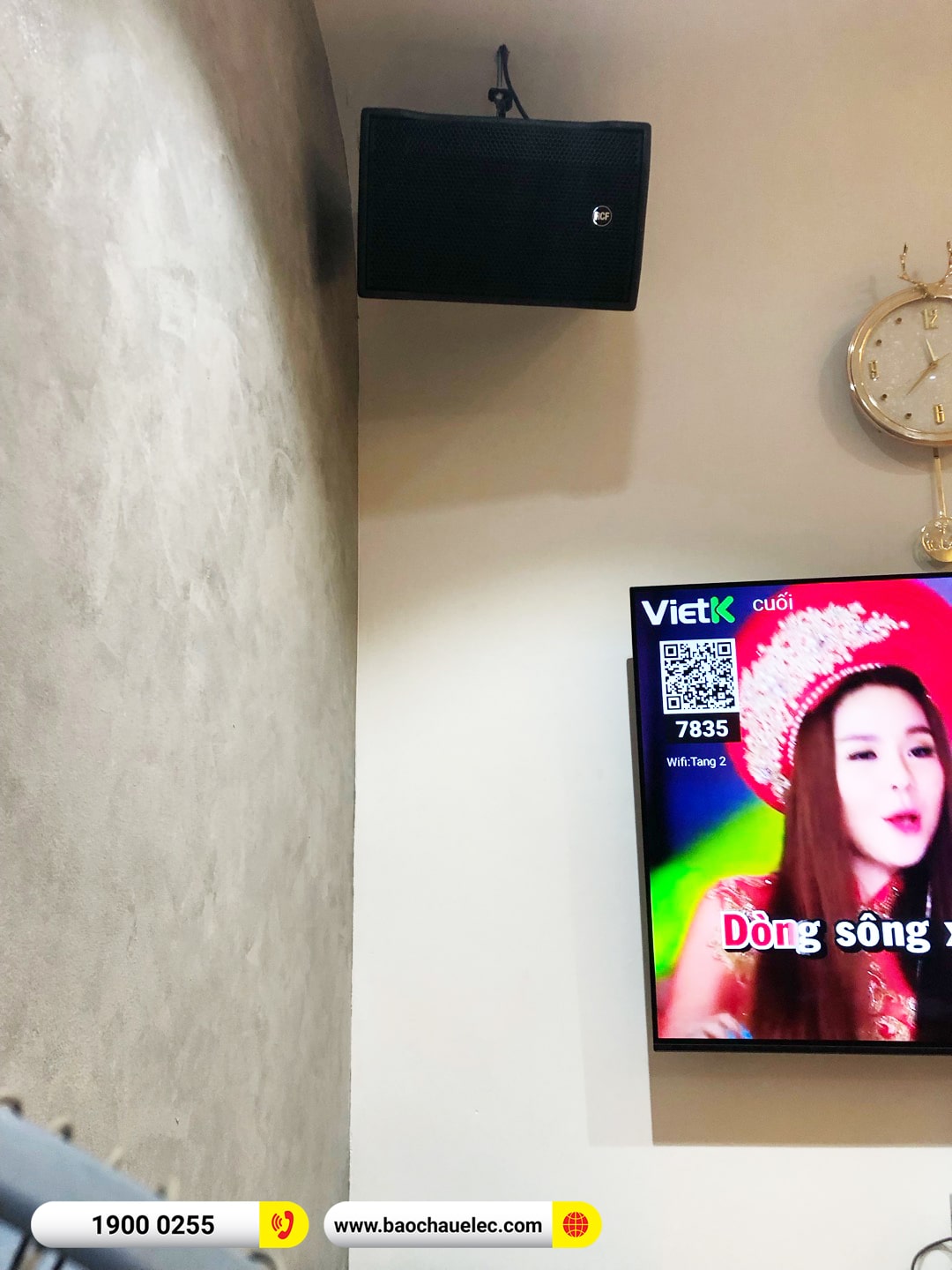 Lắp đặt d&agrave;n karaoke RCF hơn 210tr cho anh C&ocirc;ng tại H&agrave; Nội (RCF CMAX 4110, JBL V8, JBL VX8, 705AS MK3, VM300,&hellip;)