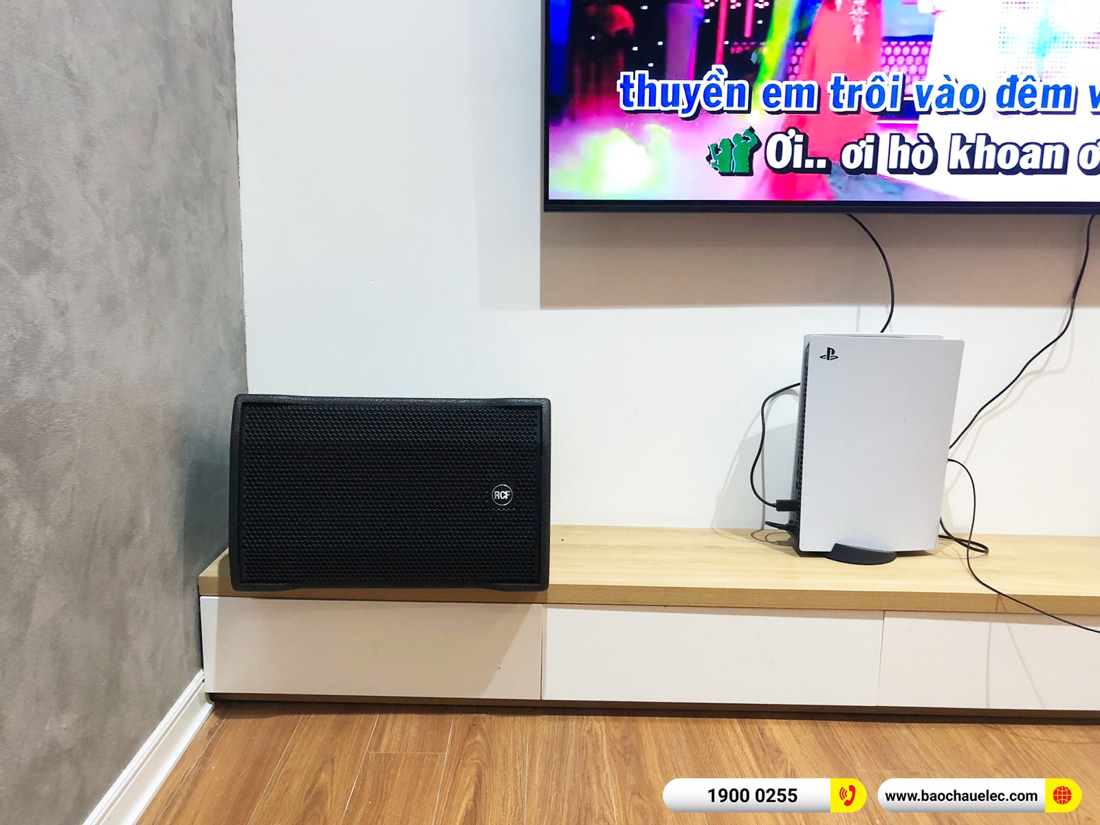 Lắp đặt d&agrave;n karaoke RCF hơn 210tr cho anh C&ocirc;ng tại H&agrave; Nội (RCF CMAX 4110, JBL V8, JBL VX8, 705AS MK3, VM300,&hellip;)