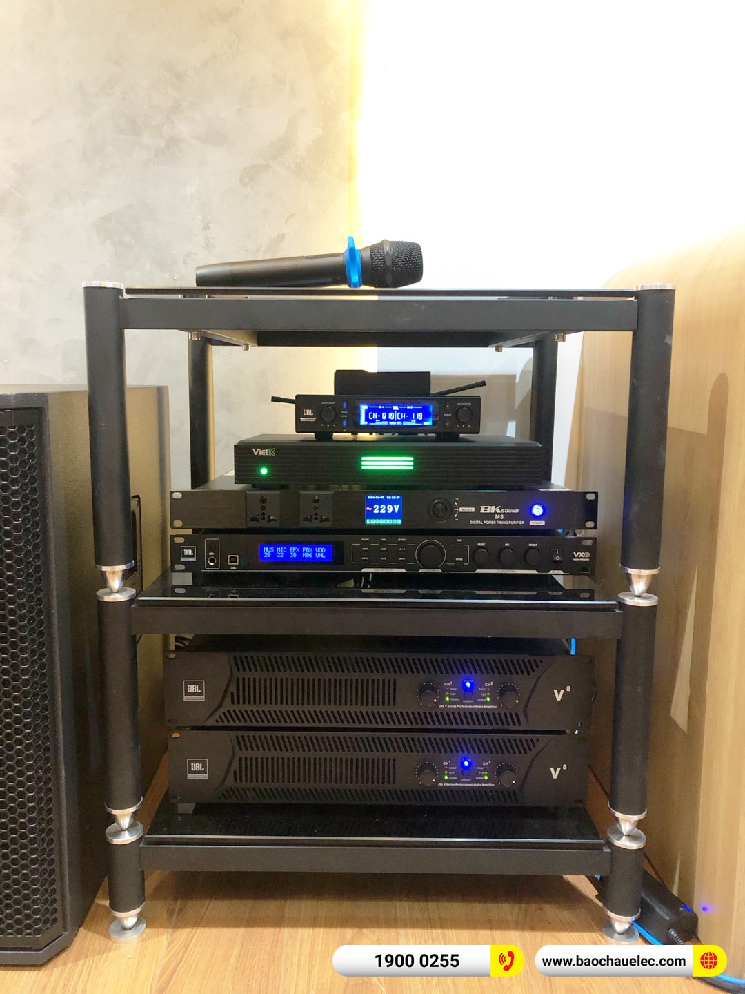 Lắp đặt d&agrave;n karaoke RCF hơn 210tr cho anh C&ocirc;ng tại H&agrave; Nội (RCF CMAX 4110, JBL V8, JBL VX8, 705AS MK3, VM300,&hellip;)