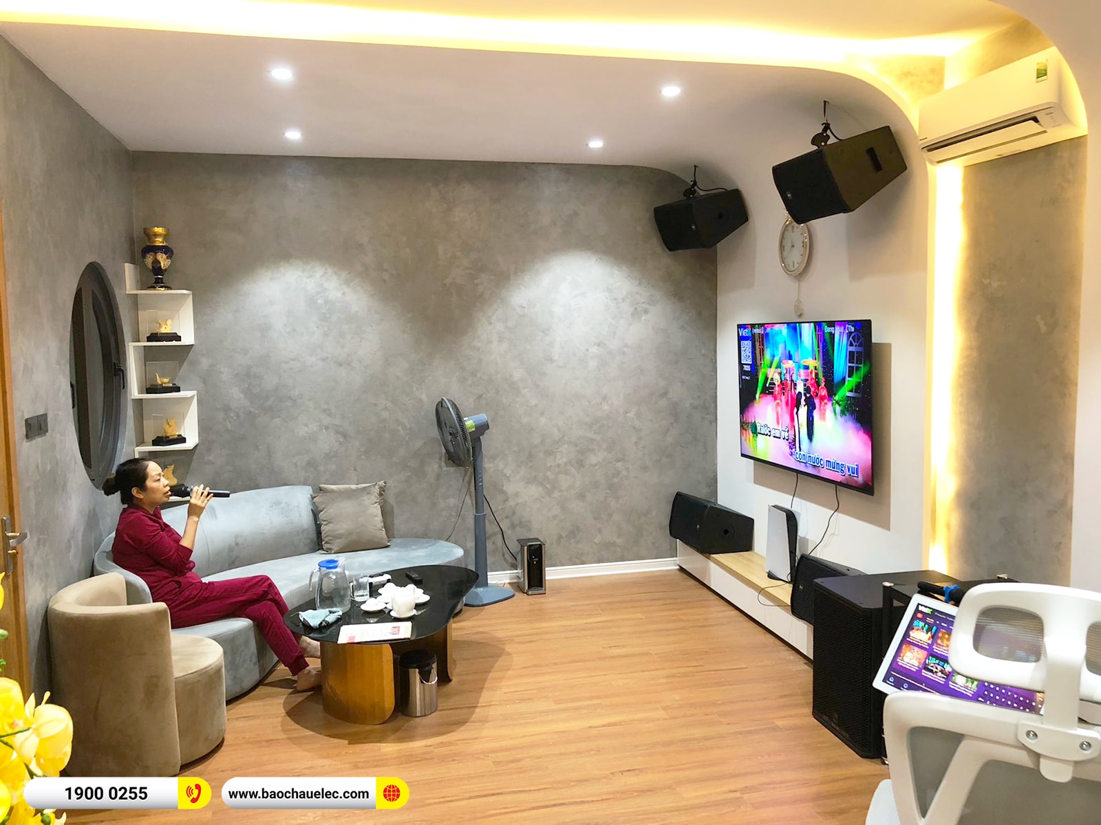 Lắp đặt d&agrave;n karaoke RCF hơn 210tr cho anh C&ocirc;ng tại H&agrave; Nội (RCF CMAX 4110, JBL V8, JBL VX8, 705AS MK3, VM300,&hellip;)