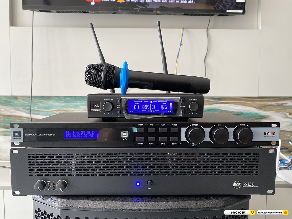 Lắp đặt d&agrave;n karaoke RCF hơn 115tr cho anh Cường tại B&igrave;nh Dương 