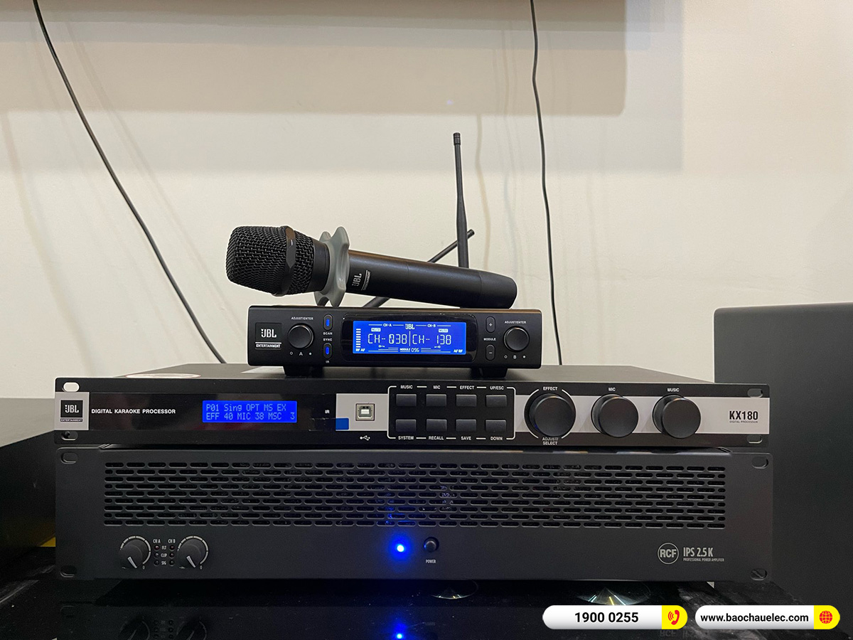 Lắp đặt dàn karaoke RCF hơn 128tr cho anh Cường tại Đồng Nai