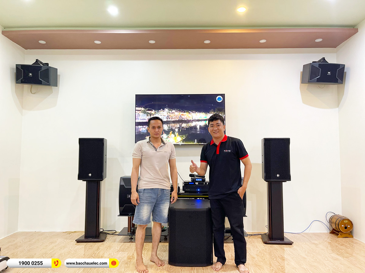 Lắp đặt dàn karaoke RCF hơn 128tr cho anh Cường tại Đồng Nai