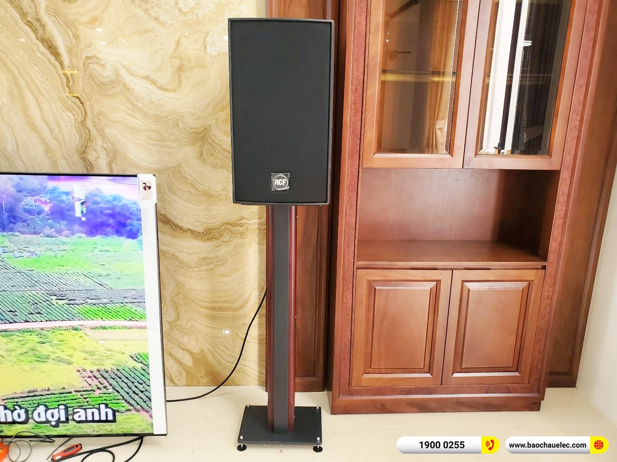 Lắp đặt dàn karaoke RCF hơn 200tr cho anh Cương tại Hà Nội (RCF C5212-94, IPS 2.5K, IPS 5.0K, PRX418S,…)
