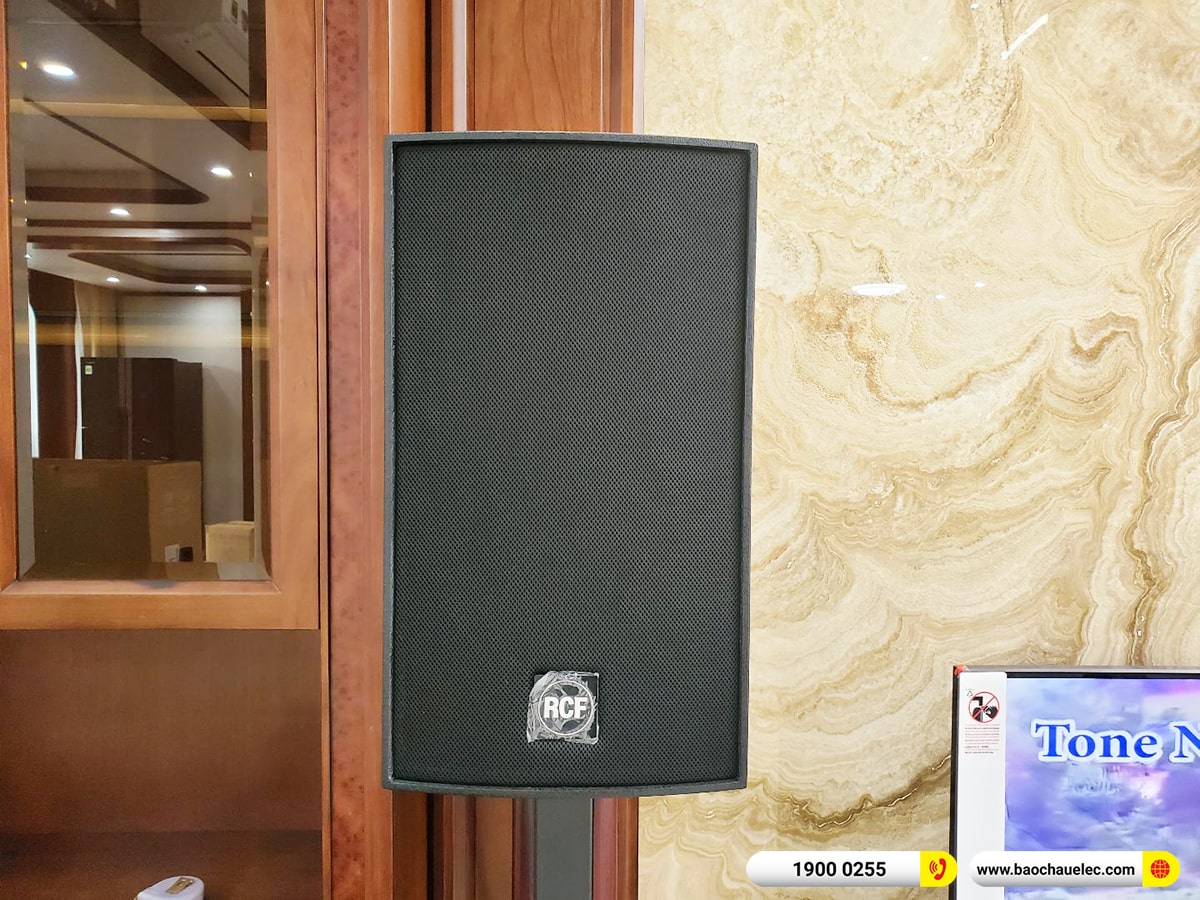 Lắp đặt dàn karaoke RCF hơn 200tr cho anh Cương tại Hà Nội (RCF C5212-94, IPS 2.5K, IPS 5.0K, PRX418S,…)