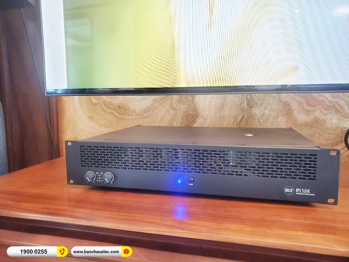 Lắp đặt dàn karaoke RCF hơn 200tr cho anh Cương tại Hà Nội (RCF C5212-94, IPS 2.5K, IPS 5.0K, PRX418S,…)