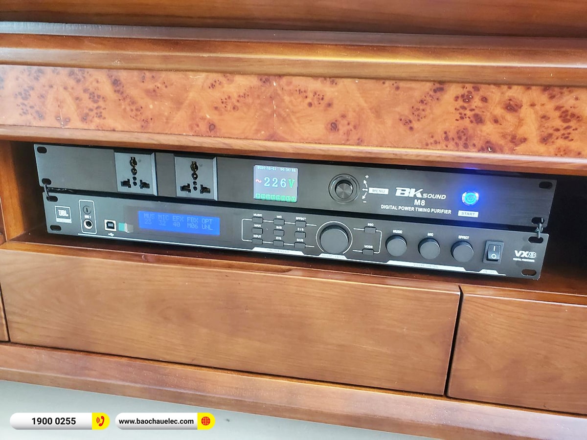 Lắp đặt dàn karaoke RCF hơn 200tr cho anh Cương tại Hà Nội (RCF C5212-94, IPS 2.5K, IPS 5.0K, PRX418S,…)