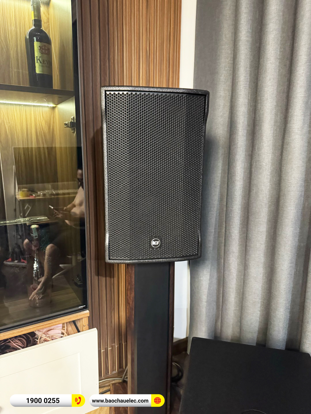 Lắp đặt d&agrave;n karaoke RCF hơn 186tr cho anh Diệp tại H&agrave; Nội