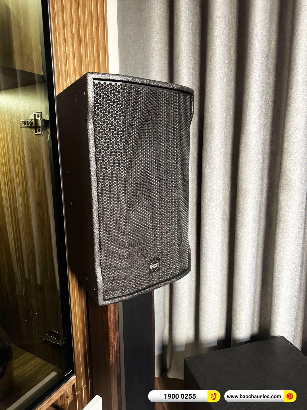 Lắp đặt d&agrave;n karaoke RCF hơn 186tr cho anh Diệp tại H&agrave; Nội