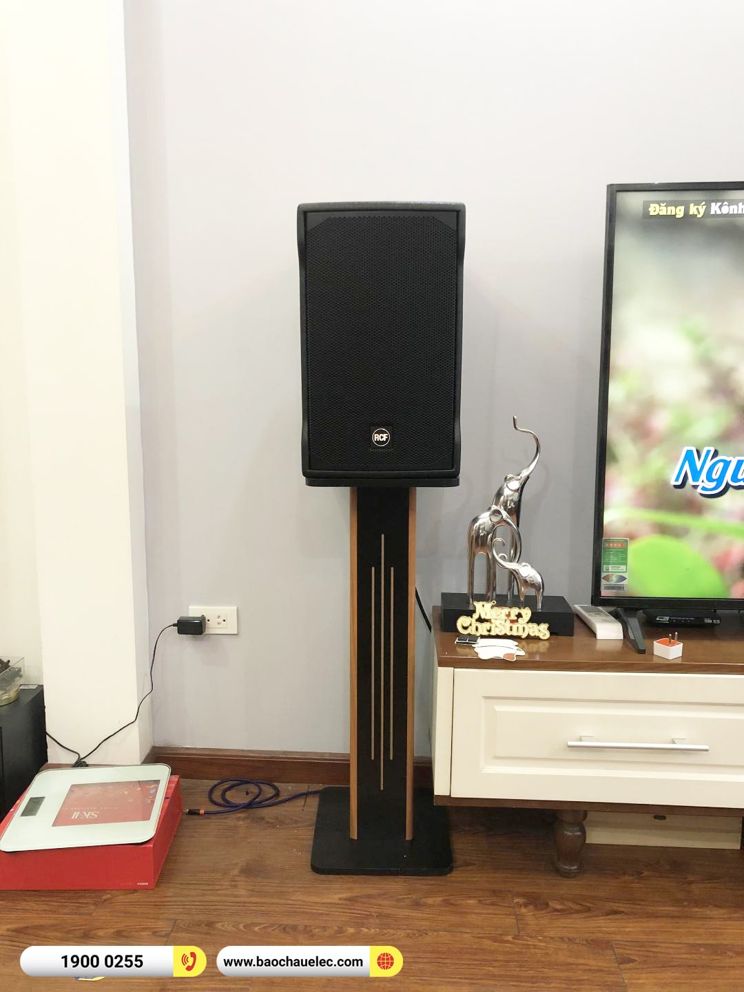 Lắp đặt d&agrave;n karaoke RCF hơn 71tr cho anh Dũng tại H&agrave; Nội (RCF EMAX 3110 MK2, JBL V6, JBl VX8, A120P, VM300)