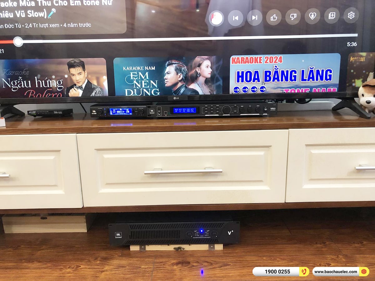 Lắp đặt d&agrave;n karaoke RCF hơn 71tr cho anh Dũng tại H&agrave; Nội (RCF EMAX 3110 MK2, JBL V6, JBl VX8, A120P, VM300)