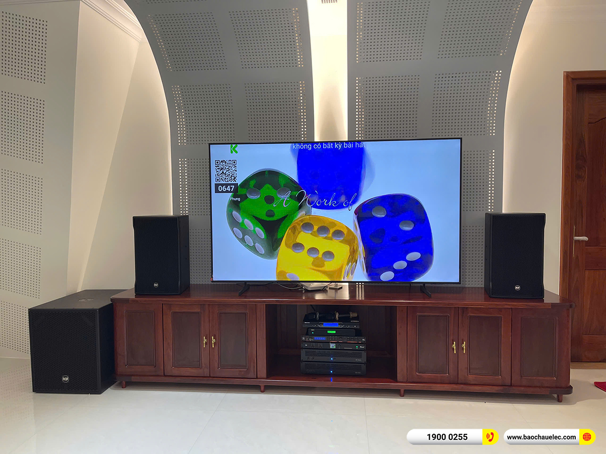 Lắp đặt d&agrave;n karaoke RCF hơn 200tr cho anh Duy tại H&agrave; Nội 