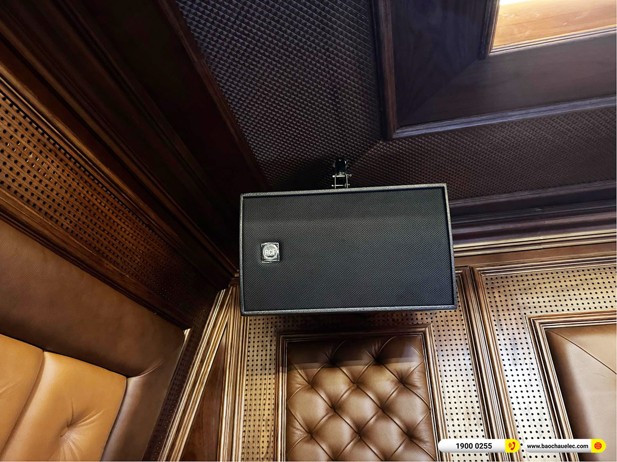 Lắp đặt d&agrave;n karaoke RCF hơn 278tr cho anh H&agrave; tại H&agrave; Nội