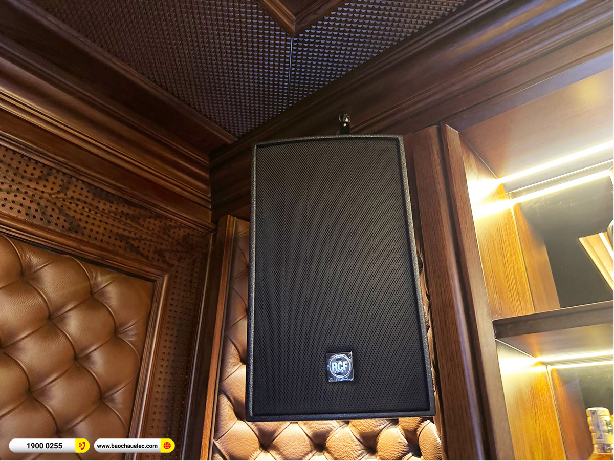 Lắp đặt d&agrave;n karaoke RCF hơn 278tr cho anh H&agrave; tại H&agrave; Nội