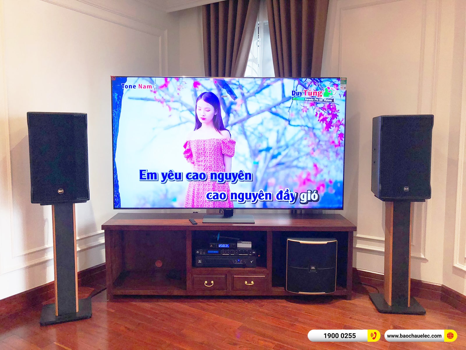 Lắp đặt d&agrave;n karaoke RCF hơn 103tr cho anh Hải tại H&agrave; Nội (RCF CMAX 4112, JBL V8, JBL VX8, Pasion 12SP, VM300,&hellip;)