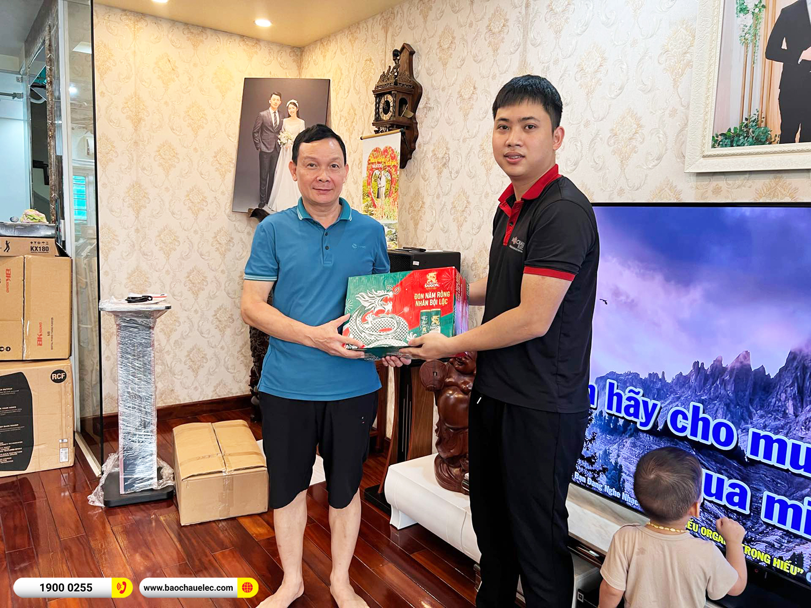 Lắp đặt d&agrave;n karaoke RCF hơn 95tr cho anh H&agrave;o tại Hải Ph&ograve;ng 
