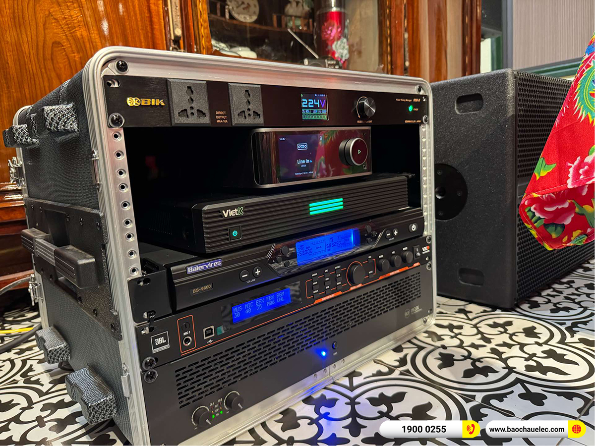 Lắp đặt dàn karaoke RCF hơn 60tr cho anh Hiệp tại Hà Nội