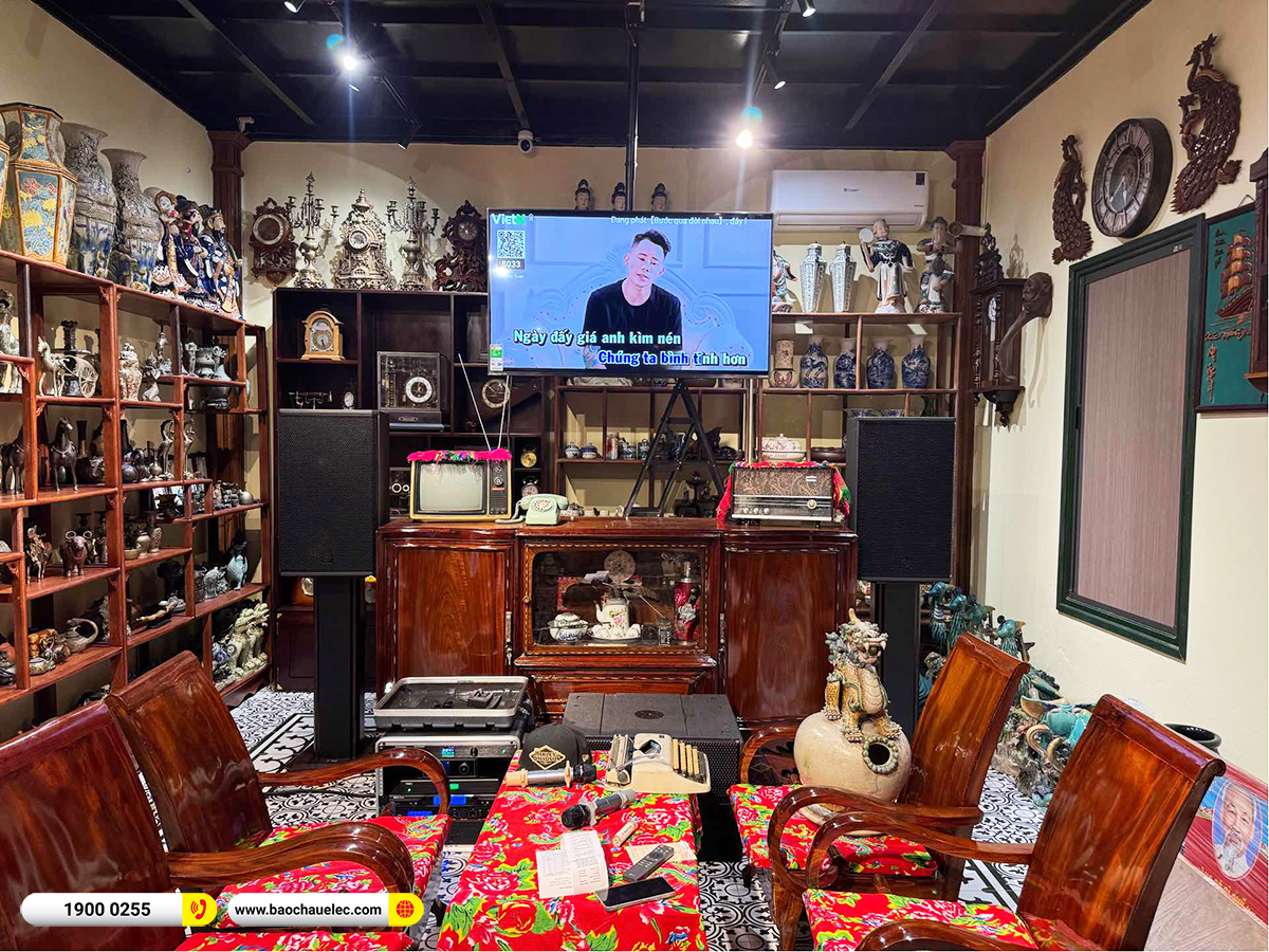 Lắp đặt dàn karaoke RCF hơn 60tr cho anh Hiệp tại Hà Nội