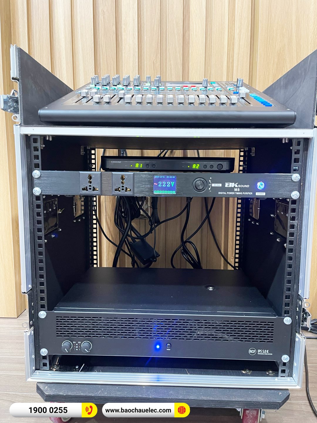 Lắp đặt d&agrave;n karaoke RCF hơn 254tr cho anh Ho&agrave;i tại H&agrave; Nội (RCF C5212-99, IPS 5.0K, 708AS II, BLX288A/B58,&hellip;) 