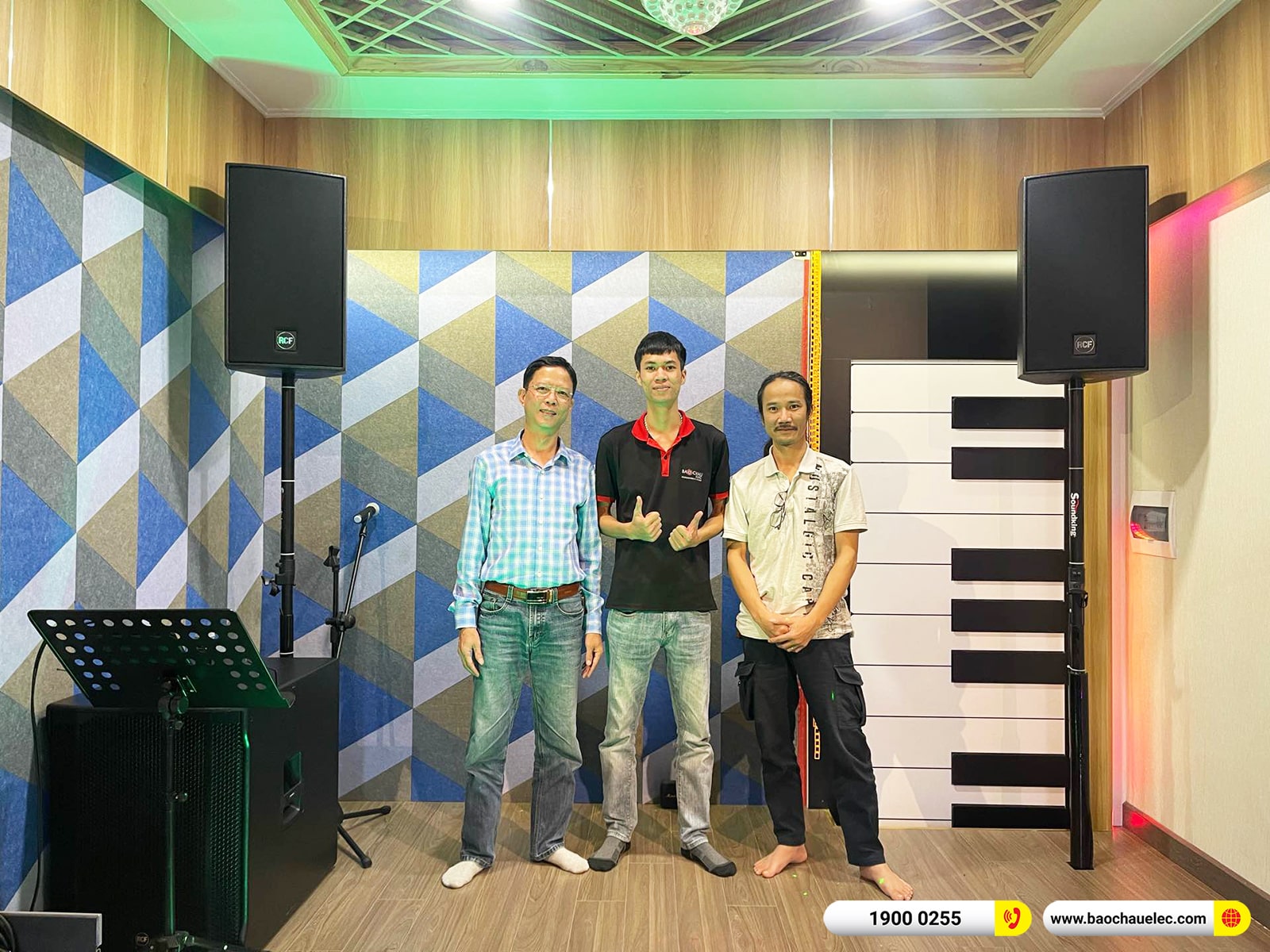 Lắp đặt d&agrave;n karaoke RCF hơn 254tr cho anh Ho&agrave;i tại H&agrave; Nội (RCF C5212-99, IPS 5.0K, 708AS II, BLX288A/B58,&hellip;) 