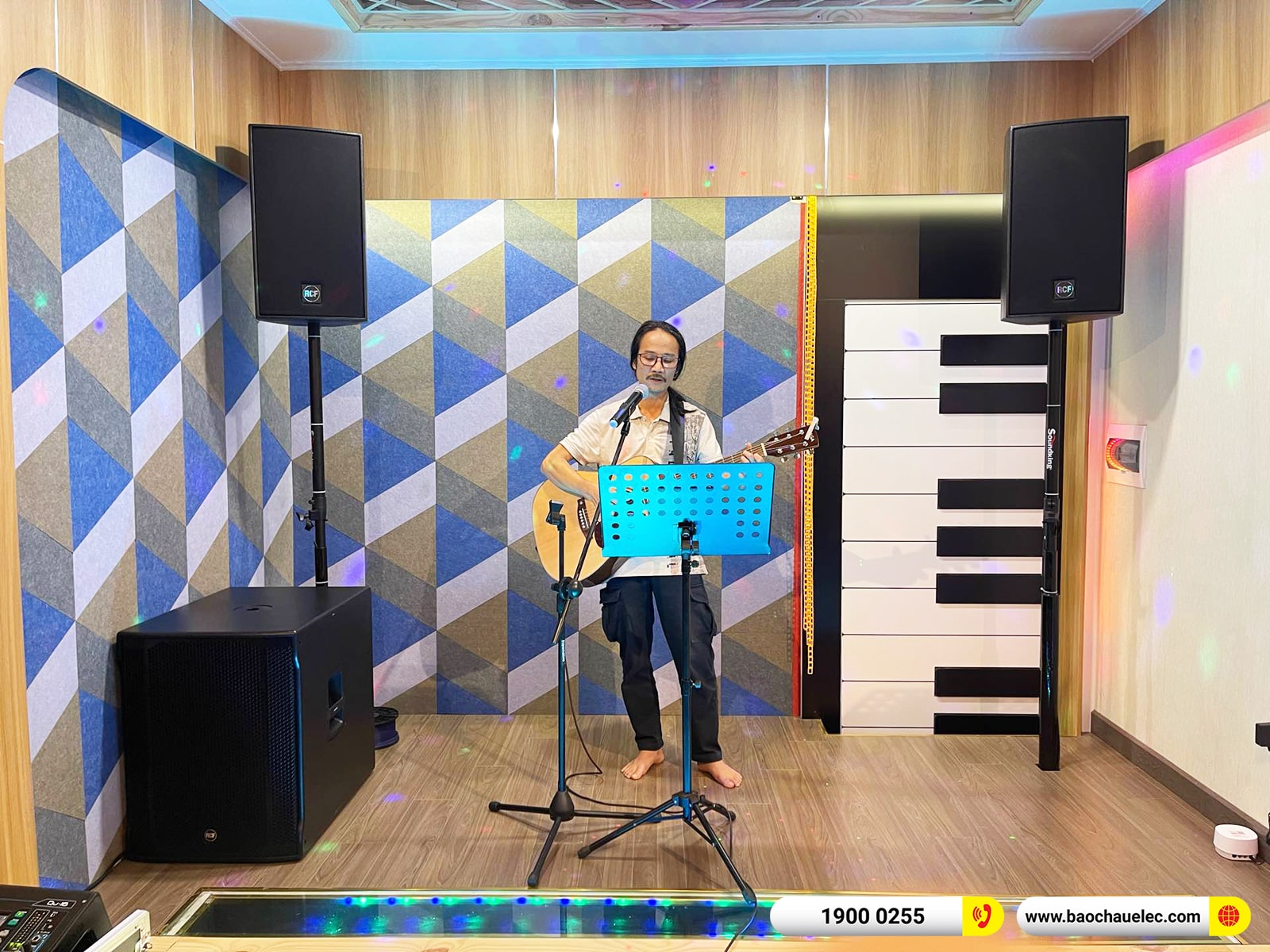 Lắp đặt d&agrave;n karaoke RCF hơn 254tr cho anh Ho&agrave;i tại H&agrave; Nội (RCF C5212-99, IPS 5.0K, 708AS II, BLX288A/B58,&hellip;) 