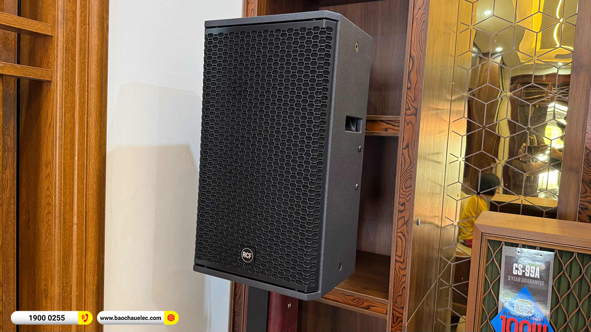 Lắp đặt dàn karaoke RCF hơn 120tr cho anh Hoàn tại Hà Nam