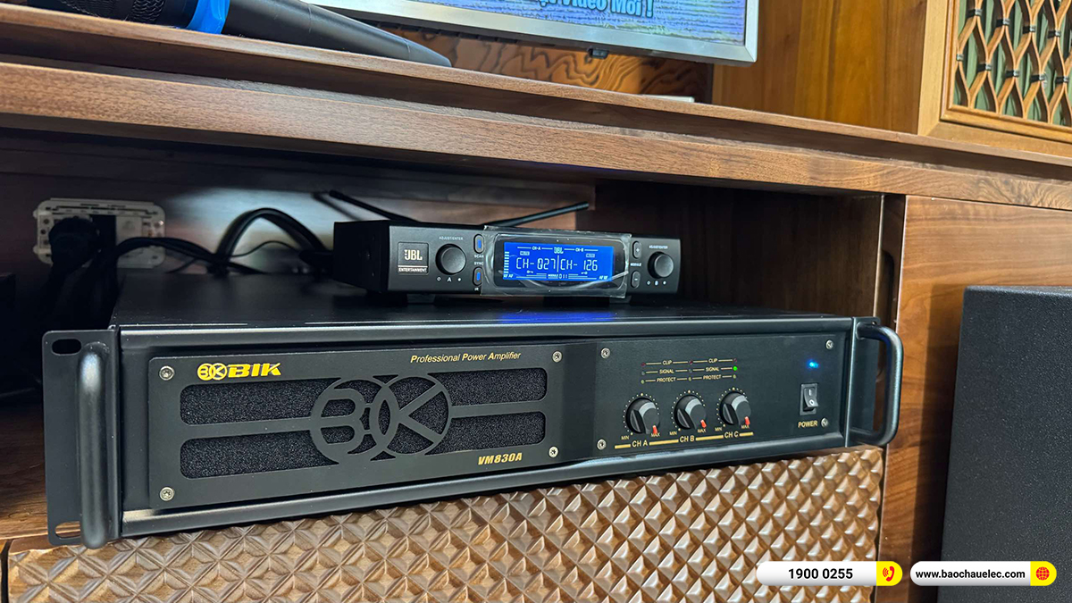 Lắp đặt dàn karaoke RCF hơn 120tr cho anh Hoàn tại Hà Nam