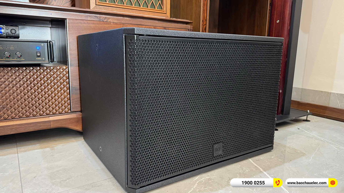 Lắp đặt dàn karaoke RCF hơn 120tr cho anh Hoàn tại Hà Nam