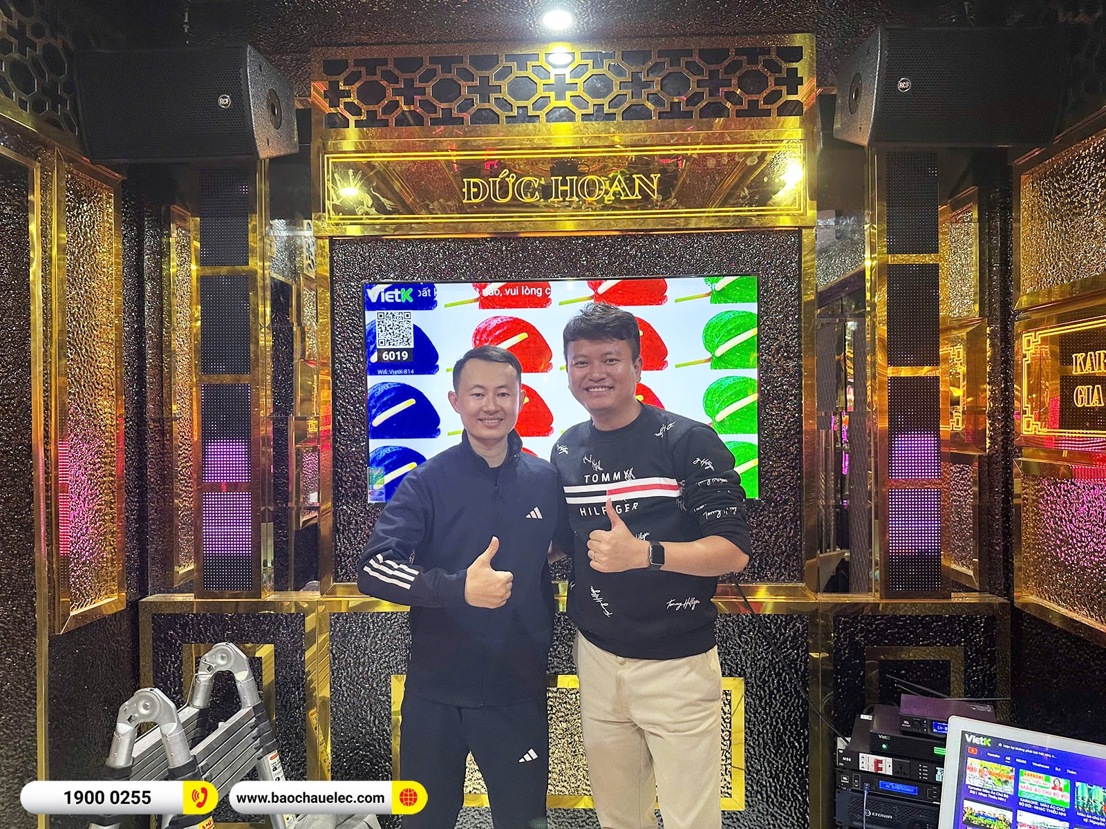 Lắp đặt d&agrave;n karaoke RCF hơn 112tr cho anh Hoan tại H&agrave; Nội 