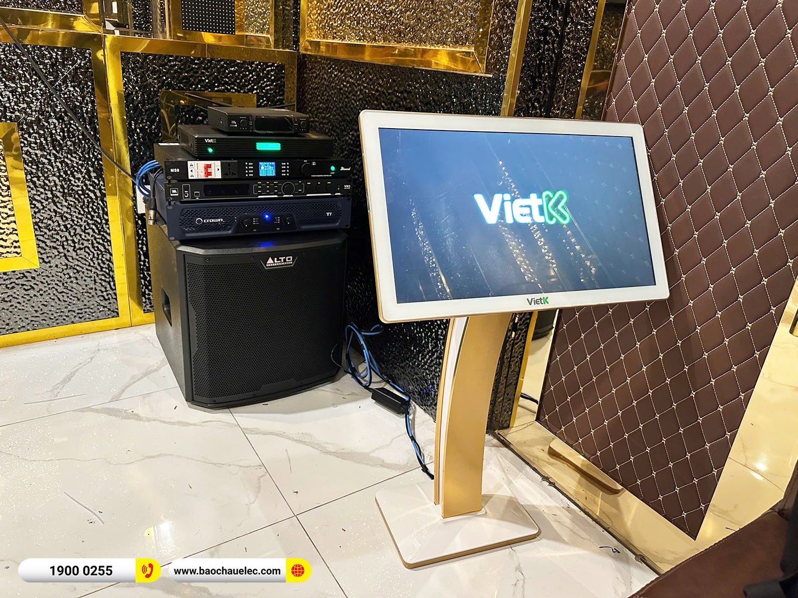 Lắp đặt d&agrave;n karaoke RCF hơn 112tr cho anh Hoan tại H&agrave; Nội 