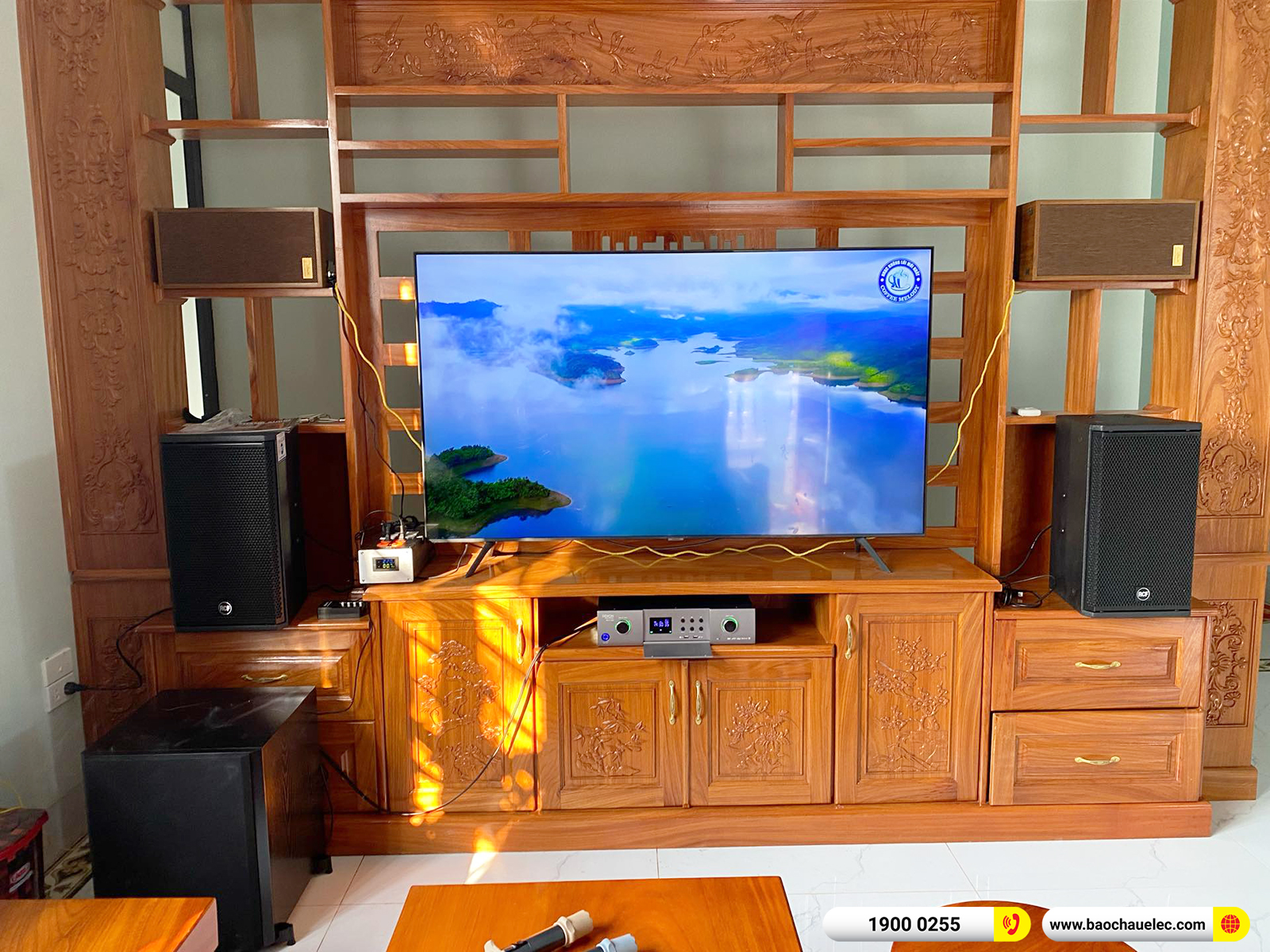 Lắp đặt d&agrave;n karaoke RCF gần 43tr cho anh Huy tại H&ograve;a B&igrave;nh