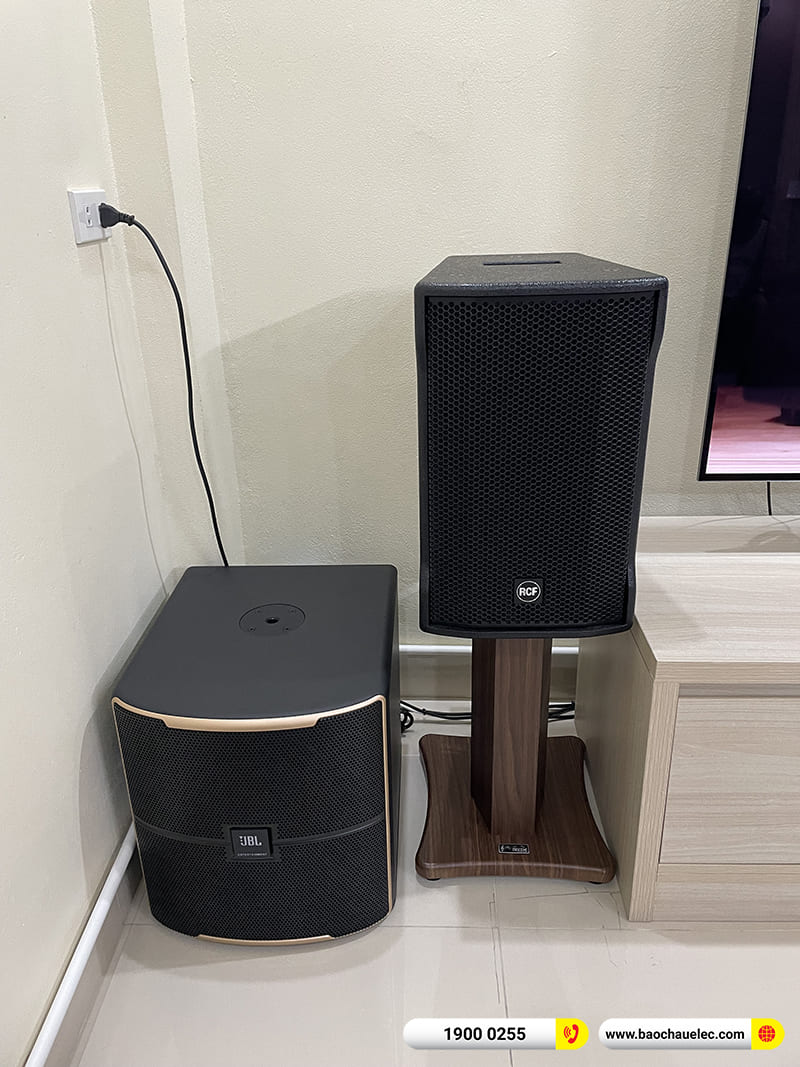 Lắp đặt d&agrave;n karaoke RCF hơn 100tr cho anh Huy tại Ninh B&igrave;nh 