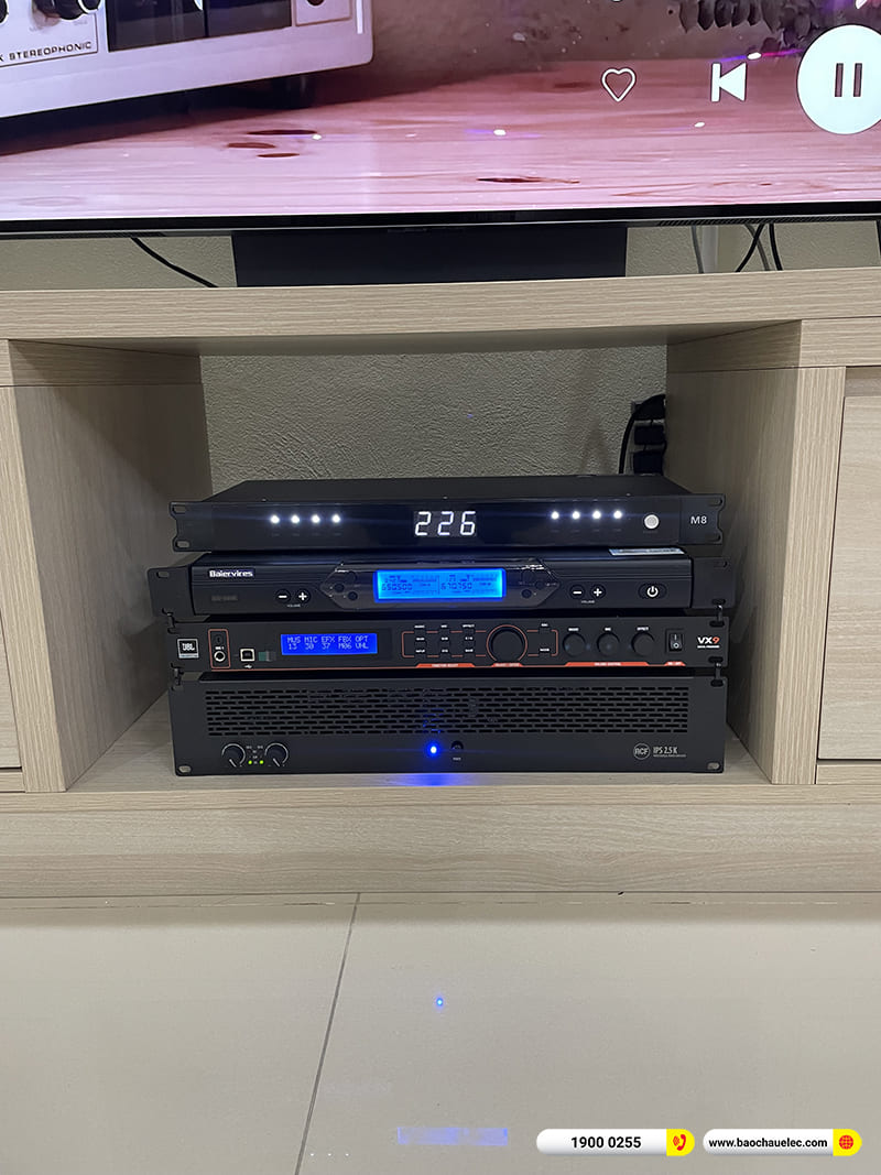 Lắp đặt d&agrave;n karaoke RCF hơn 100tr cho anh Huy tại Ninh B&igrave;nh 