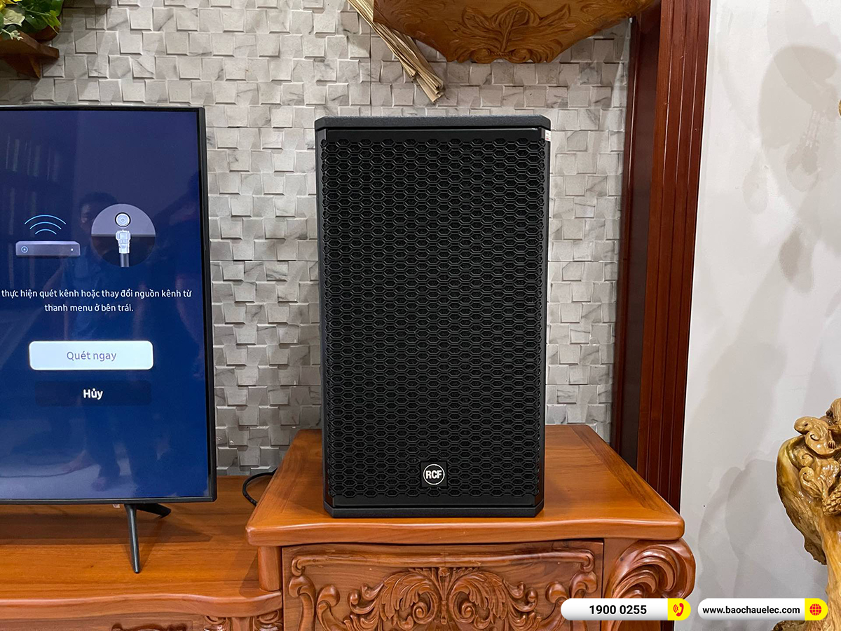 Lắp đặt d&agrave;n karaoke RCF hơn 99tr cho anh Khi&ecirc;m tại Đồng Nai 