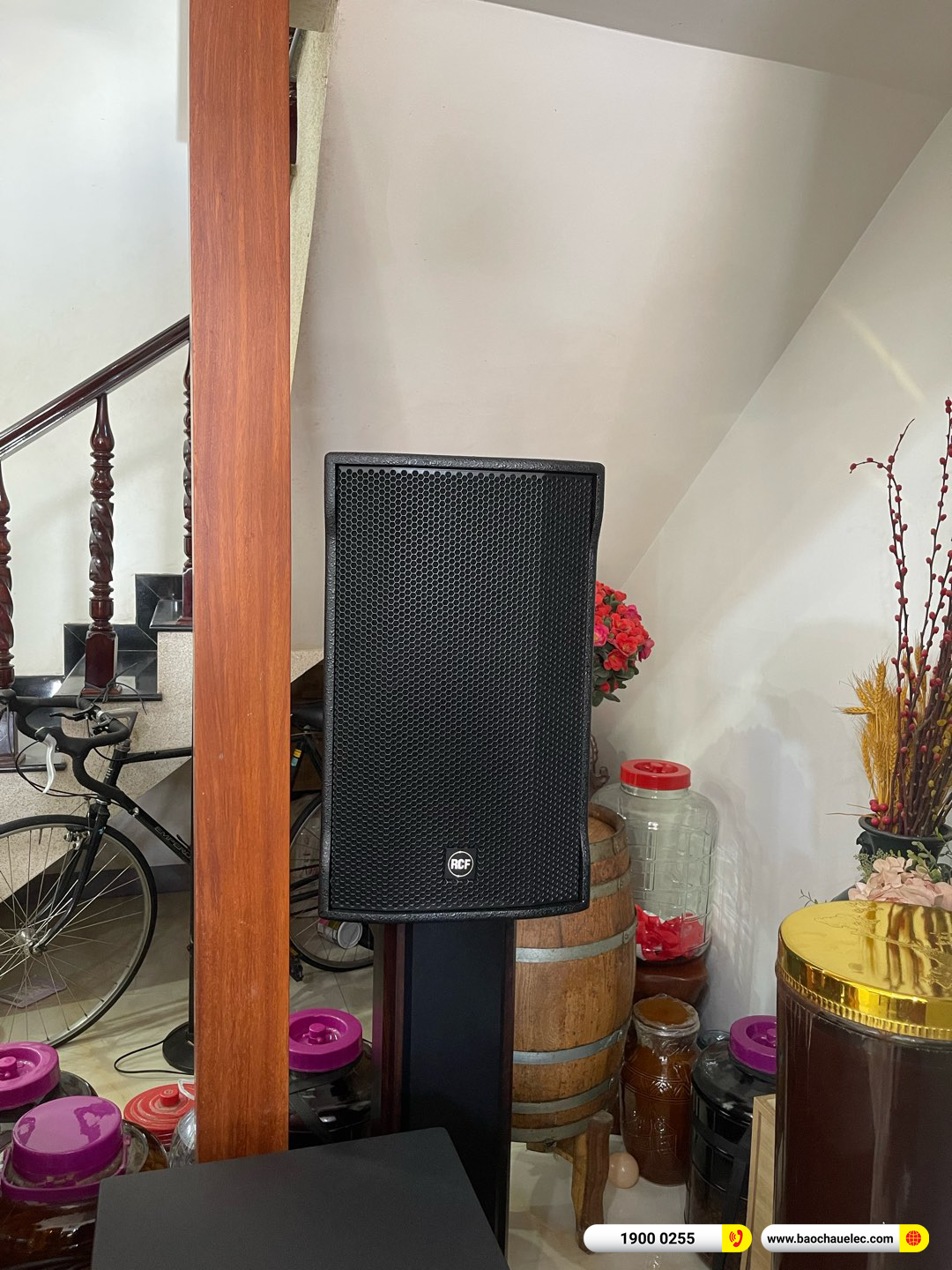 Lắp đặt d&agrave;n karaoke RCF hơn 150tr cho anh Long tại Đồng Nai 