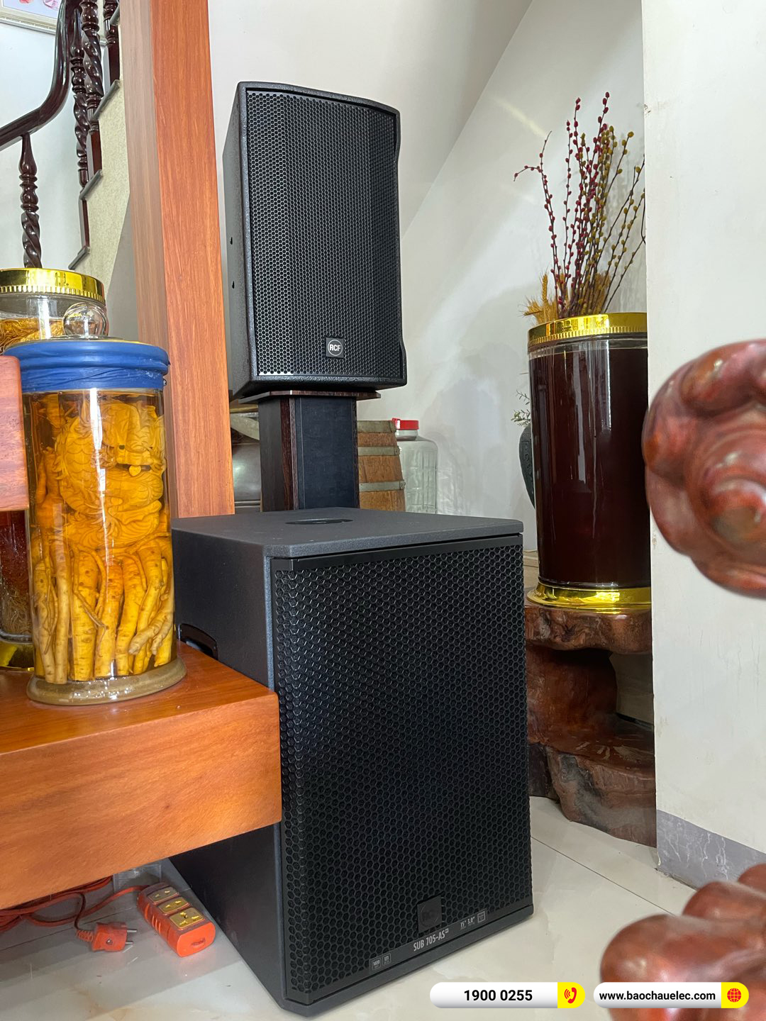 Lắp đặt d&agrave;n karaoke RCF hơn 150tr cho anh Long tại Đồng Nai 
