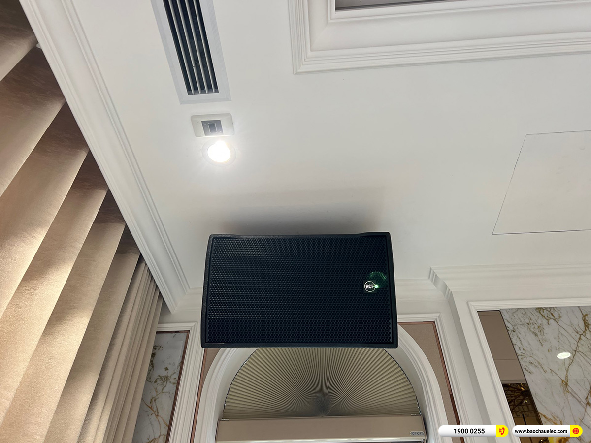 Lắp đặt d&agrave;n karaoke RCF hơn 130tr cho anh Long tại H&agrave; Nội 