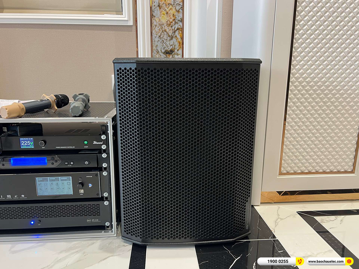 Lắp đặt d&agrave;n karaoke RCF hơn 130tr cho anh Long tại H&agrave; Nội 