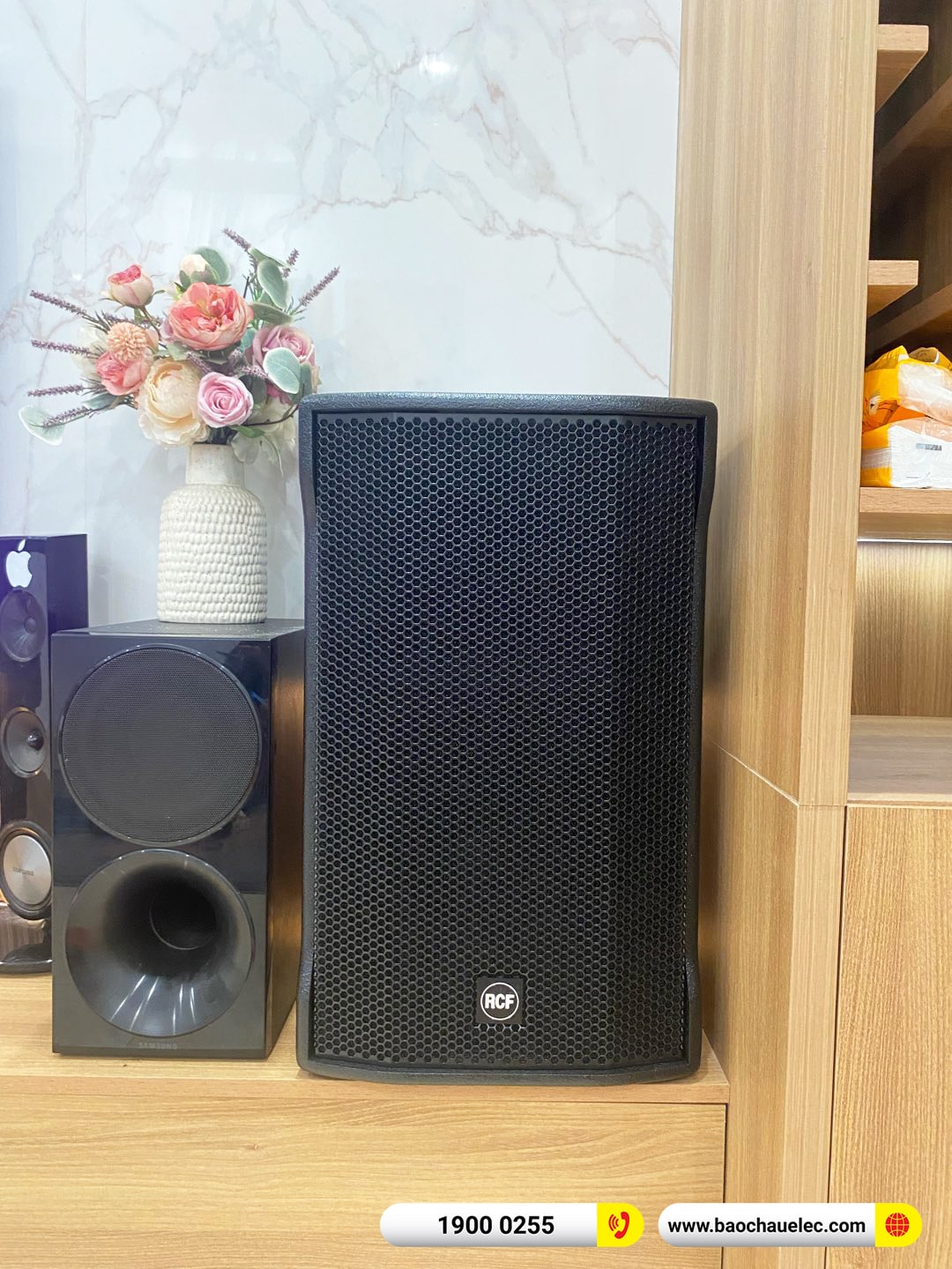 Lắp đặt d&agrave;n karaoke RCF khoảng 113tr cho anh Mạnh tại H&agrave; Nội (RCF CMAX 4112, JBL V10, JBL VX8, TS12S, VM300, M8) 