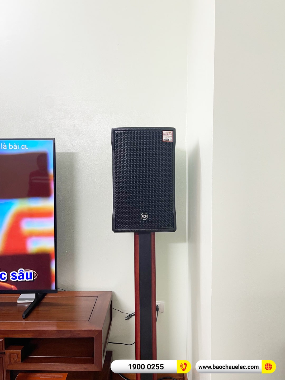 Lắp đặt d&agrave;n karaoke RCF hơn 141tr cho anh Nam tại H&agrave; Nội (RCF CMAX 4110, JBL V6, K9900II Luxury, 702AS II, WB-5000S,&hellip;)