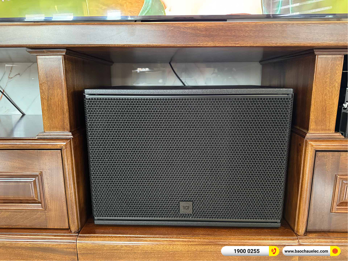 Lắp đặt d&agrave;n karaoke RCF hơn 172tr cho anh Sinh tại H&agrave; Nội 